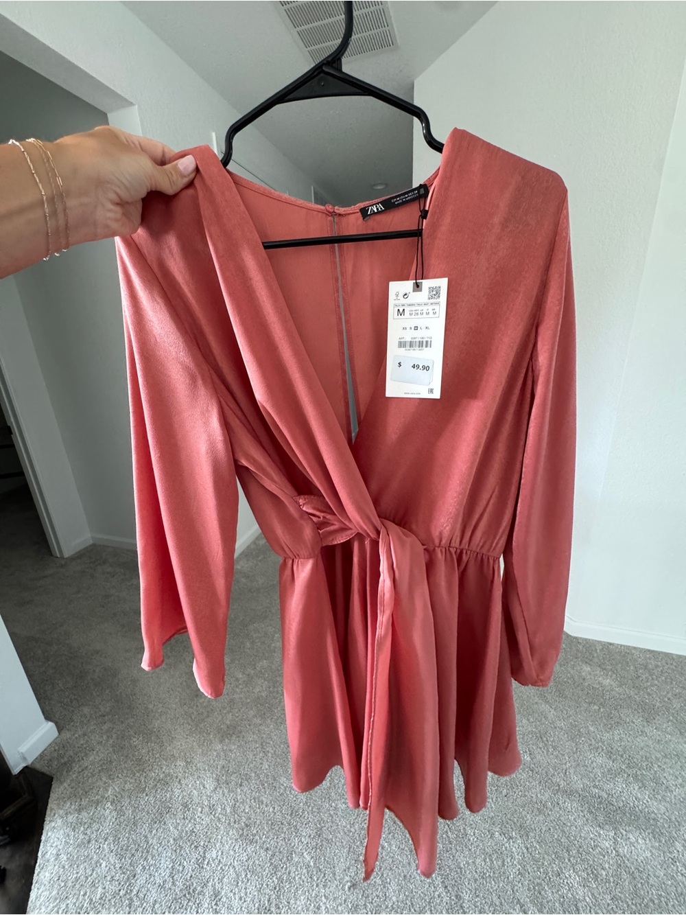NWT Zara Satin Romper